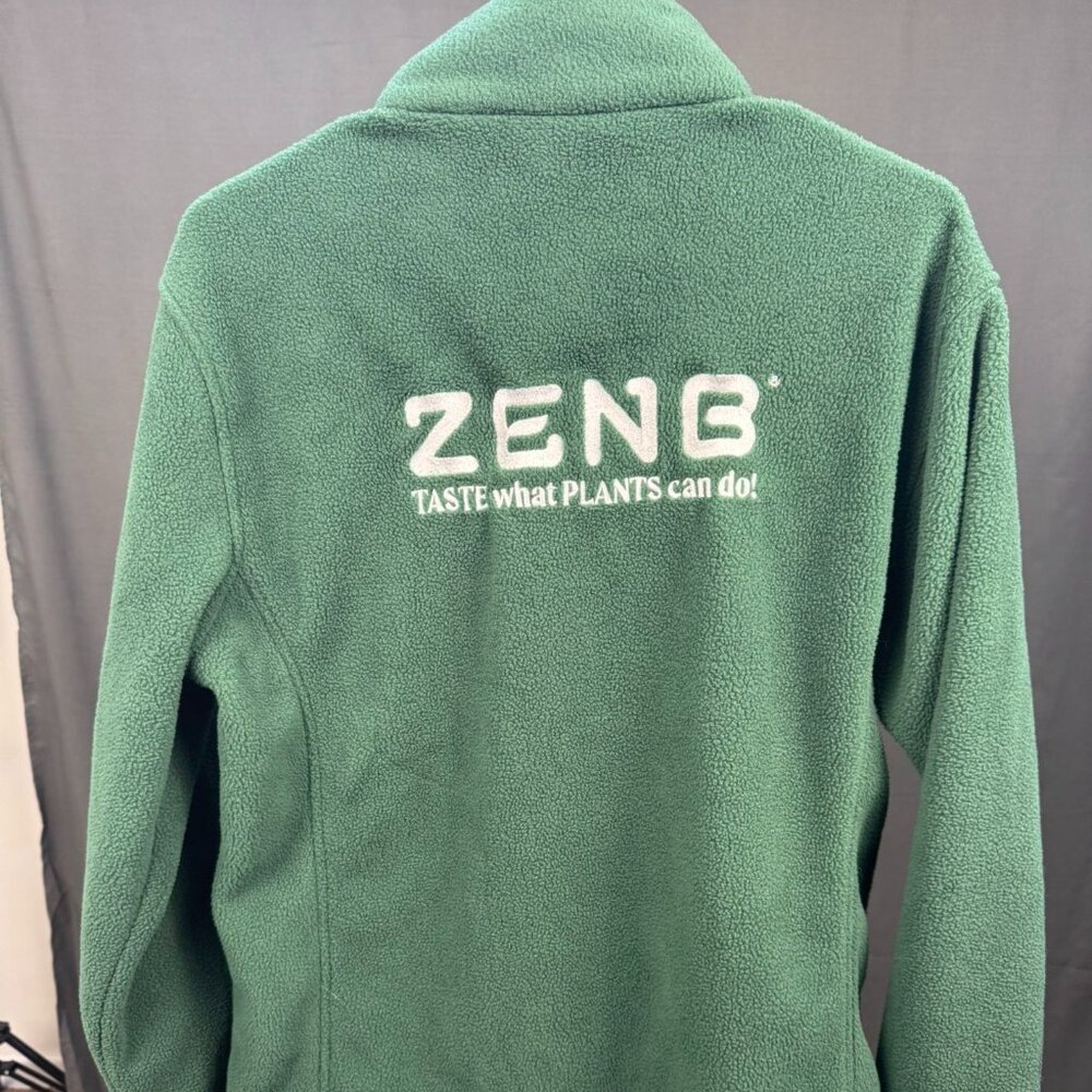 Green Full-Zip Fleece Jacket – ZENB Promo